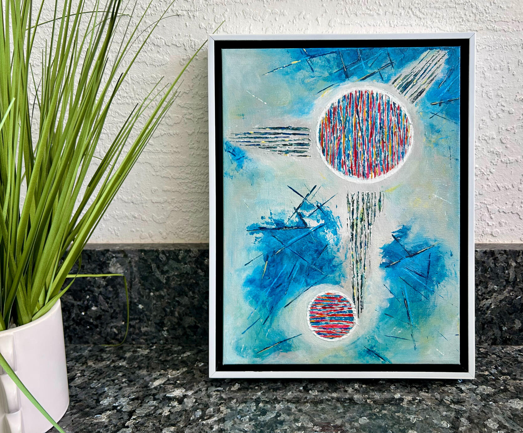 Echoes of Light - Abstract Painting 12x16 in